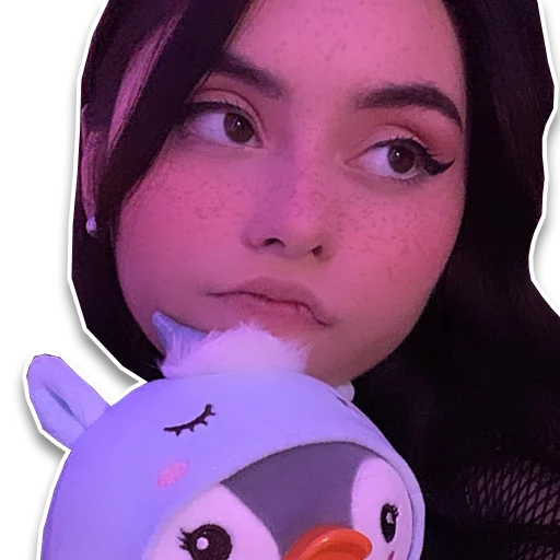 cartoon human face girl