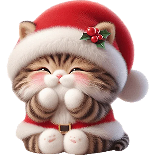 Новогодний котик @Nyasticks - 