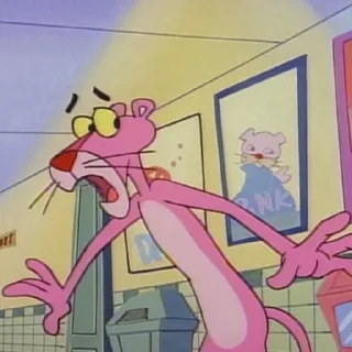 Sticker Pink Panther @hehbaldezh - 1