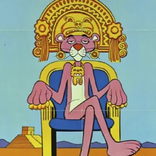 Sticker Pink Panther @hehbaldezh - 2