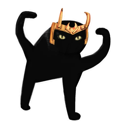 кошка эскиз клипарт