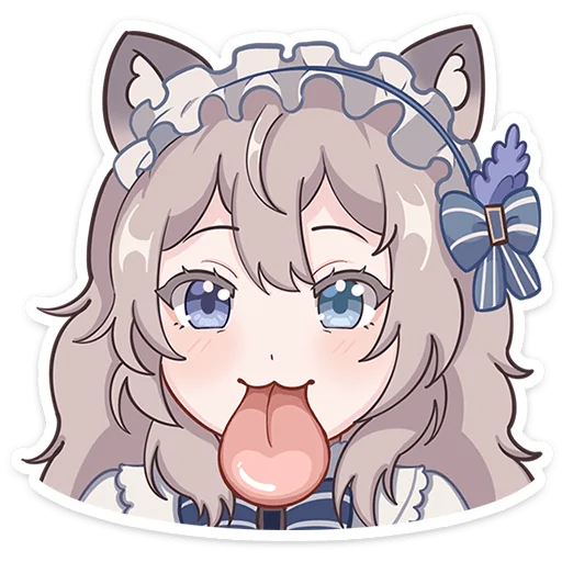 Sticker meowteabeztexta - 1