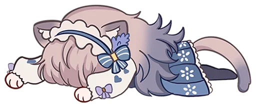 Sticker meowteabeztexta - 1