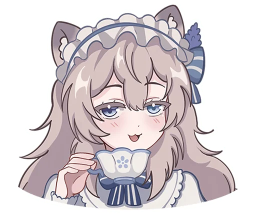 Стикер meowteabeztexta - 1