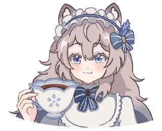 Стикер Мяути без текста @stickers_vk - 8