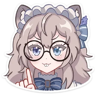 Стикер Мяути без текста @stickers_vk - 7