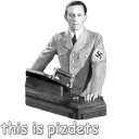 Sticker Goebbels MG - 4