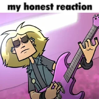 Sticker my honest reaction | Metal family - 4
