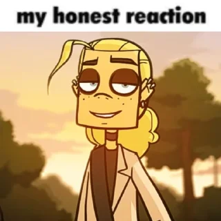 Sticker my honest reaction | Metal family - 9