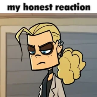 Sticker my honest reaction | Metal family - 10