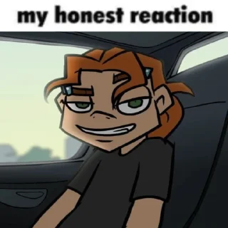 Sticker my honest reaction | Metal family - 6