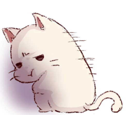 кошка животное мультфильм