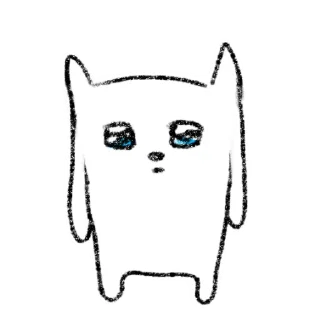 Sticker Микрокотик @kognitiveunordnung - 5