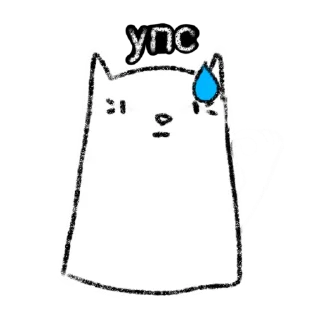 Sticker Микрокотик @kognitiveunordnung - 11