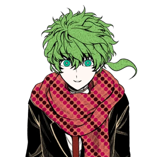 Midorii💚 by @fStikBot - cartoon