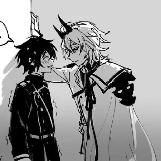 Стикер Mikaela Hyakuya || @stikKishmish - 5