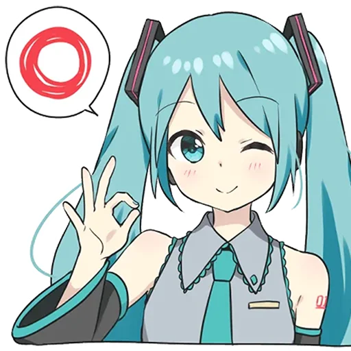 Sticker miku_boxchan - 1