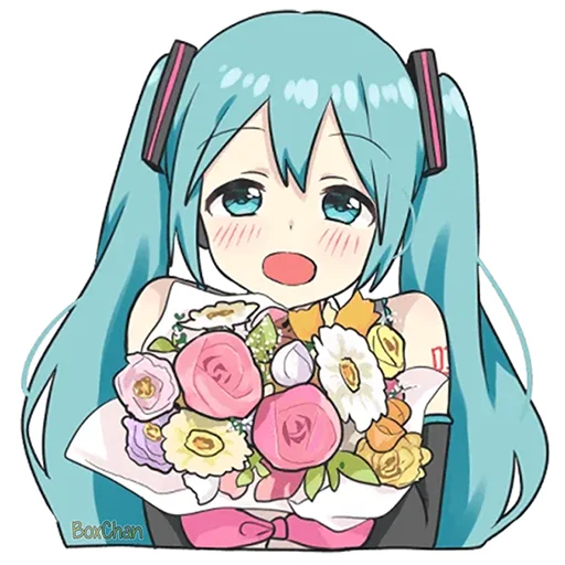 Sticker miku_boxchan - 1