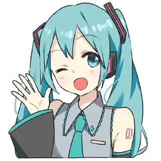 Стикер Мику Хацунэ "BoxChan" - 10