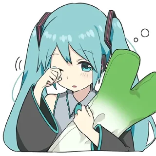 Стикер Мику Хацунэ "BoxChan" - 2