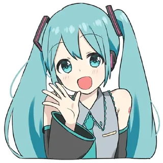 Стикер Мику Хацунэ "BoxChan" - 11