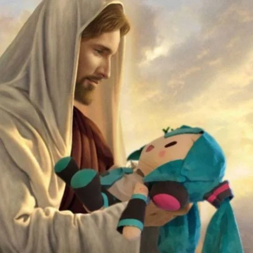 небо живопись человеческое лицо