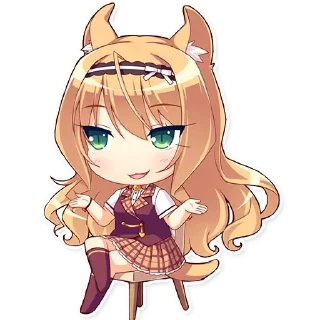 Стикер nekopara miku - 7