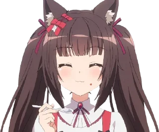 Стикер nekopara miku - 10