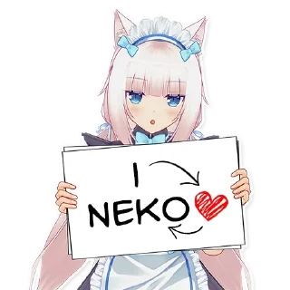 Стикер nekopara miku - 4