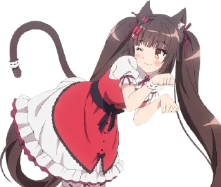 Стикер nekopara miku - 0