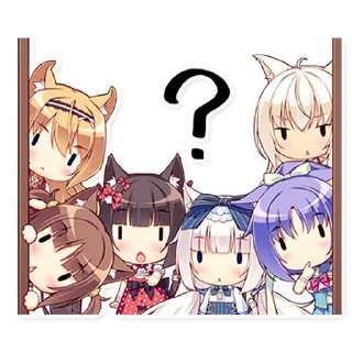 Стикер nekopara miku - 9