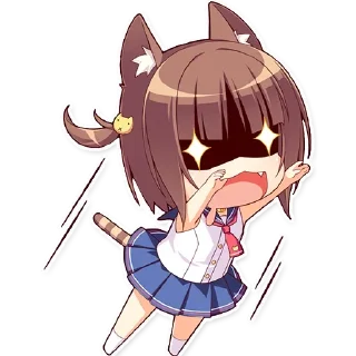 Стикер nekopara miku - 5