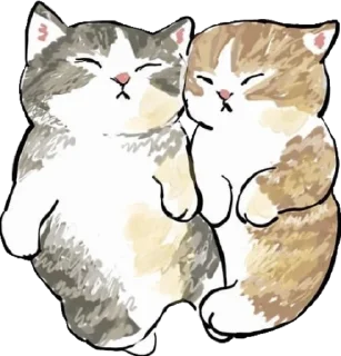 Sticker Pushistye zhopki - 4