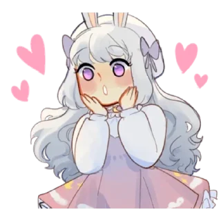 Стикер Милая леди - @tg_sticks - 2