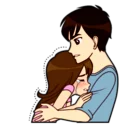 Стикер милая история - 3