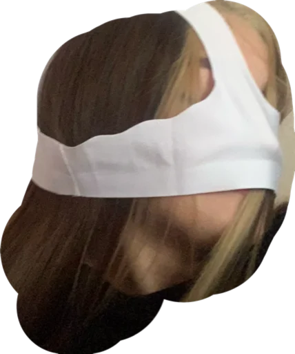 person blindfold
