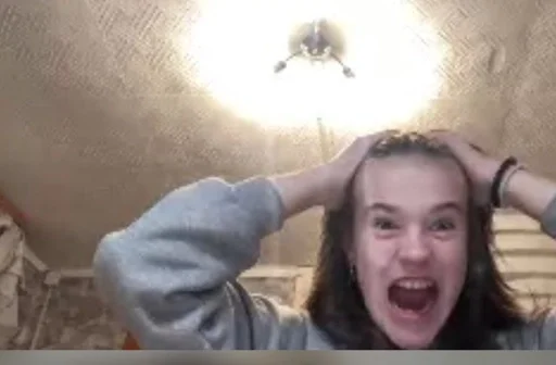 person human face wall