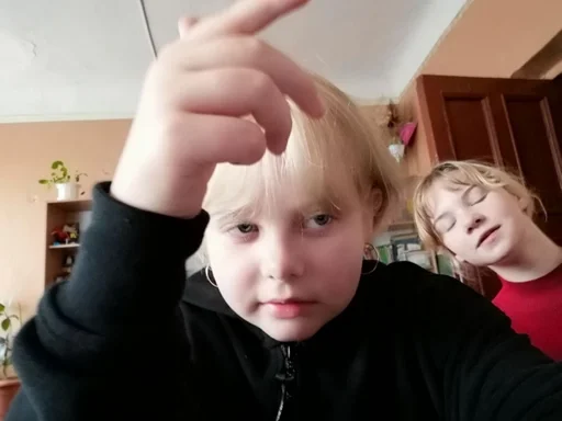 person indoor human face