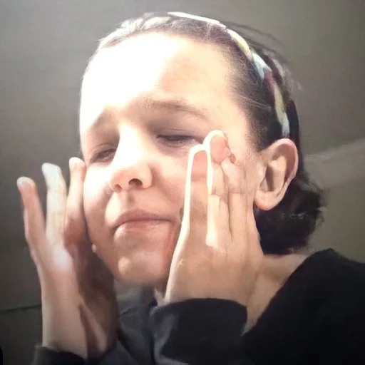 person human face forehead