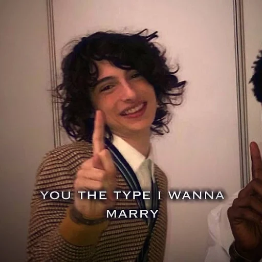 person human face text