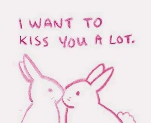 СМС кролик почерк