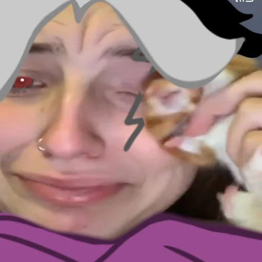 human face cartoon selfie