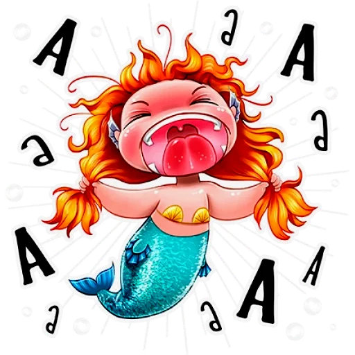 Sticker Русалка - 1