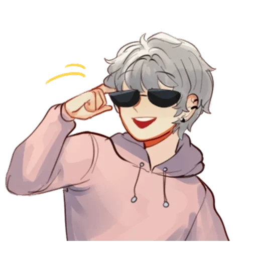 anime illustration human face