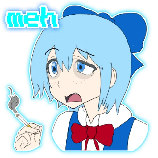 Sticker Гениальные стикеры девочки гения - 3