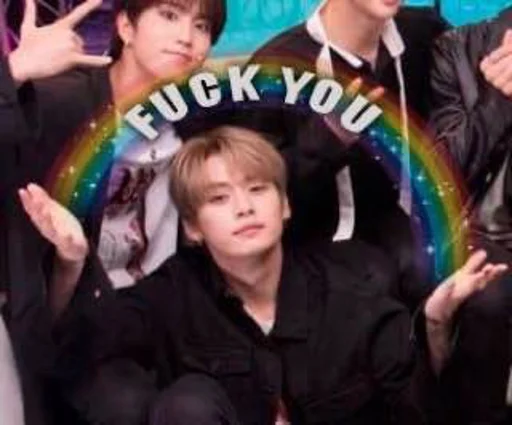 Стикер папа кот это минхо @lovely_skz - 6