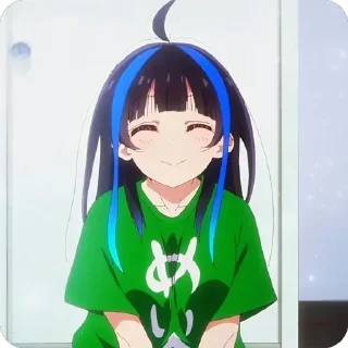 Стикер Mini Yaemori • @animestickersii - 10