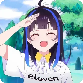 Стикер Mini Yaemori • @animestickersii - 4