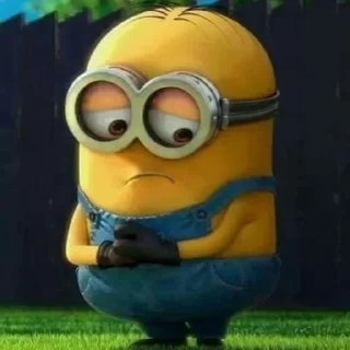 Стикер ай лав миньон - 7