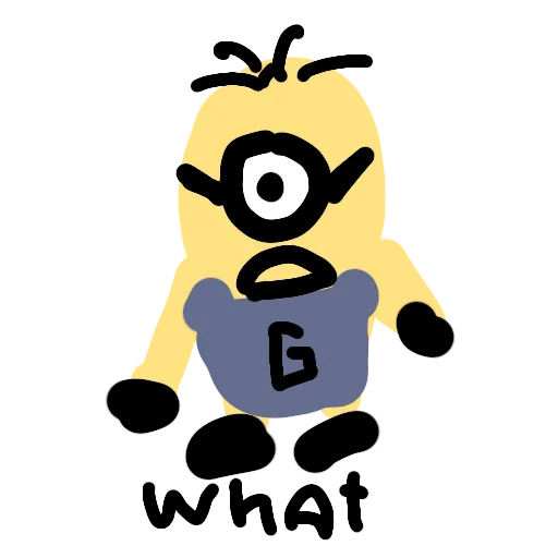 Sticker minionstop - 1